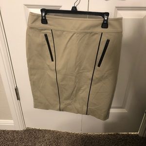 Ann Taylor tan skirt